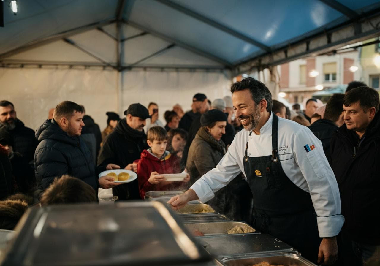 Chef Jos Andrs And World Central Kitchen Feed Ukrainian Refugees In Poland